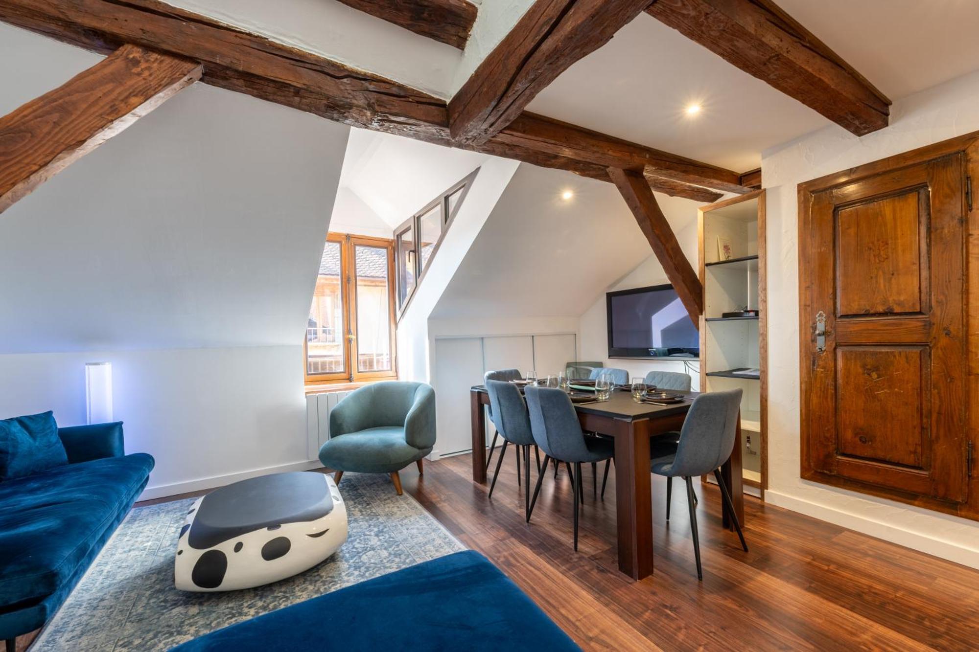Sous Les Toits D'Annecy, Un Appartement Irresistible Pour 1 A 6 Personnes En Plein Coeur De Ville المظهر الخارجي الصورة